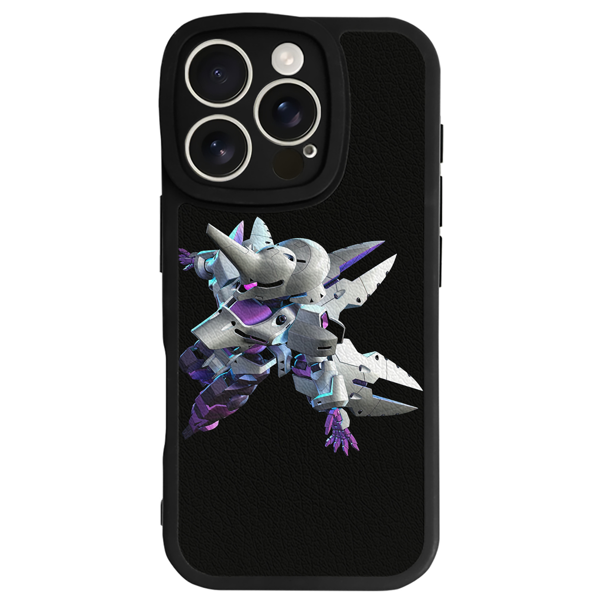 （画像用） 機動戦士ガンダム Mobile Suit Gundam 【iPhone 16シリーズ対応】シリコンスマホケース（レザー調） 材質：シリコン
